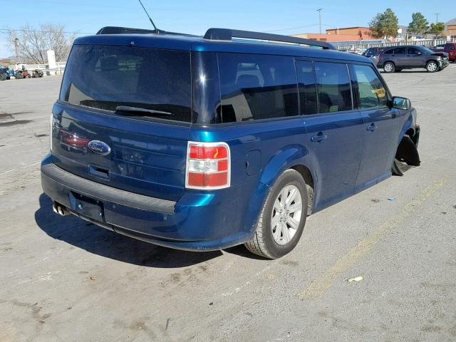 2FMGK5BCXBBD11803 - 2011 FORD FLEX SE TURQUOISE photo 4