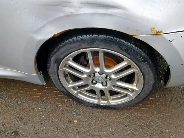 JTKDE177X50045653 - 2005 TOYOTA SCION TC Gümüş foto 10