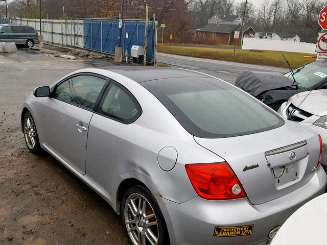 JTKDE177X50045653 - 2005 TOYOTA SCION TC Gümüş foto 3