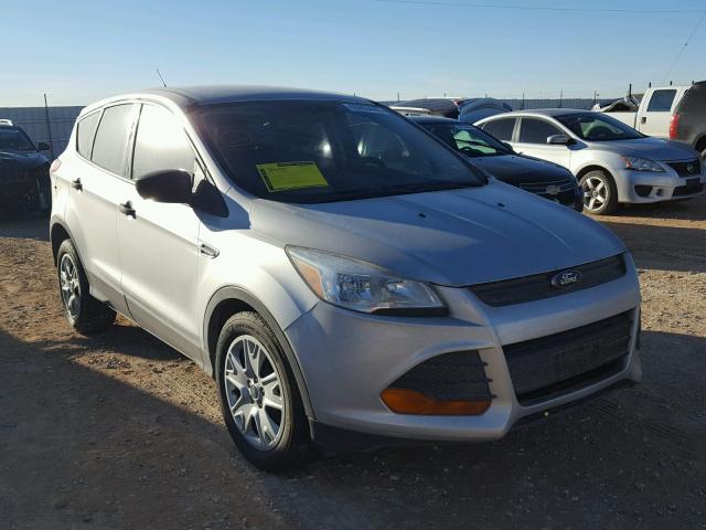 1FMCU0F74FUA91244 - 2015 FORD ESCAPE S SILVER photo 1