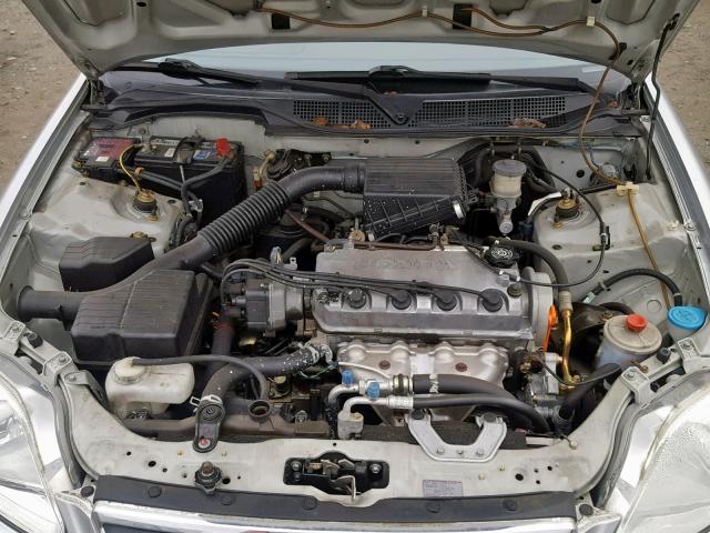 2HGEJ6614YH514836 - 2000 HONDA CIVIC BASE SILVER photo 7