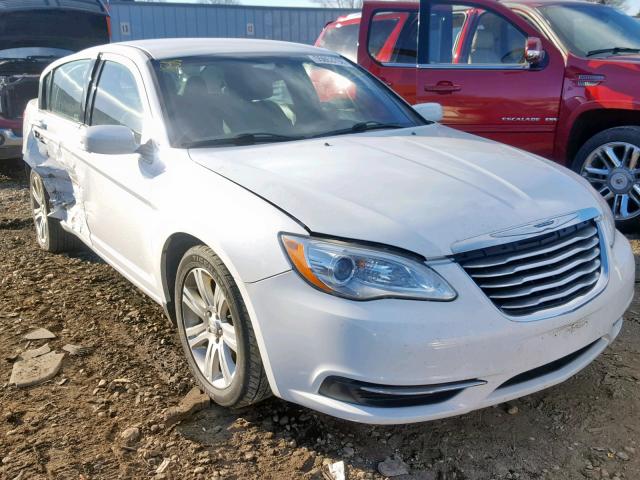 1C3CCBAB4CN179784 - 2012 CHRYSLER 200 LX WHITE photo 1