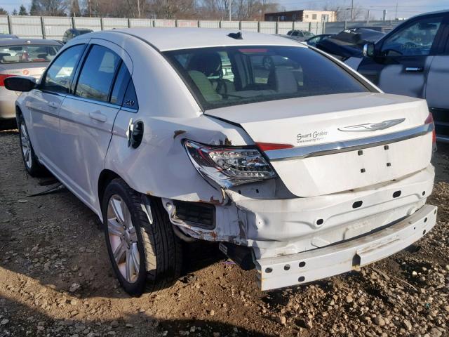 1C3CCBAB4CN179784 - 2012 CHRYSLER 200 LX WHITE photo 3