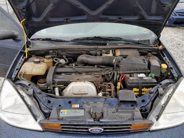 3FAFP37352R163677 - 2002 FORD FOCUS ZX5 BLUE photo 7