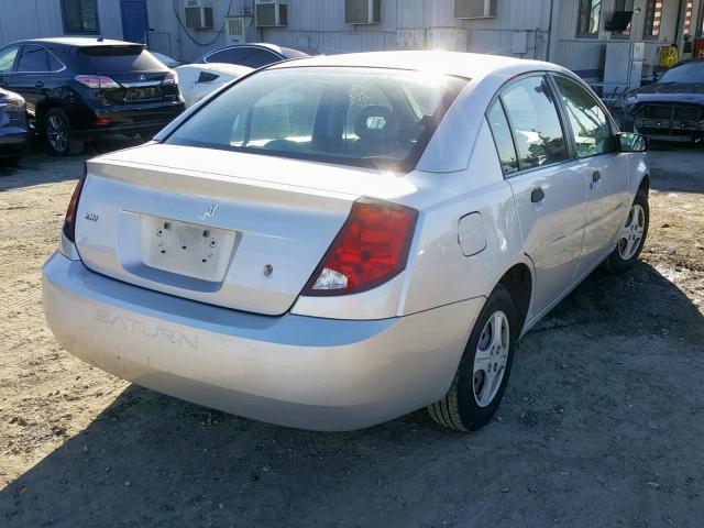 1G8AF52F05Z101991 - 2005 SATURN ION LEVEL SILVER photo 4