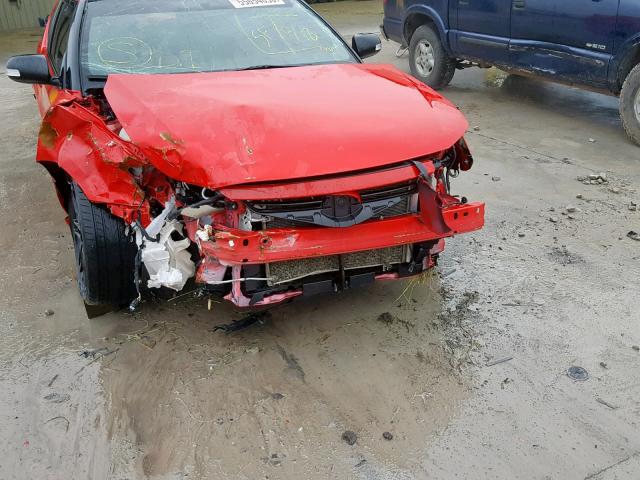 JTKJF5C72D3052249 - 2013 TOYOTA SCION TC 红色 照片 9