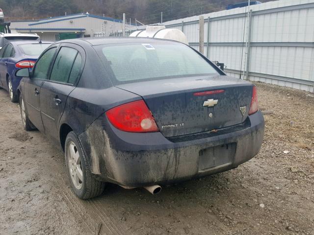 1G1AF5F56A7211983 - 2010 CHEVROLET COBALT 2LT BLACK photo 3