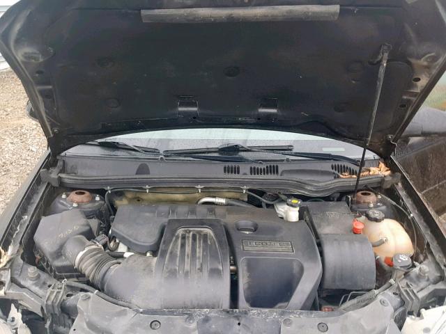 1G1AF5F56A7211983 - 2010 CHEVROLET COBALT 2LT BLACK photo 7