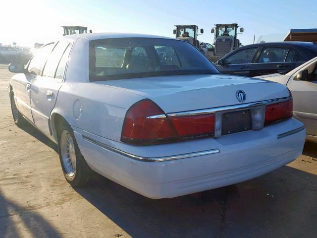 2MEFM75W4WX633257 - 1998 MERCURY GRAND MARQ WHITE photo 3