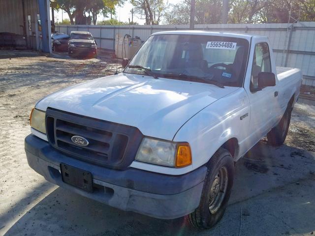 1FTYR10D15PB05095 - 2005 FORD RANGER WHITE photo 2