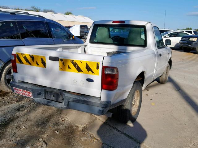 1FTYR10D15PB05095 - 2005 FORD RANGER WHITE photo 4