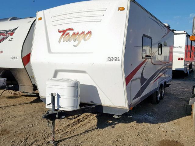 5UYTN22269R012987 - 2009 COACH TRAILER WHITE photo 3