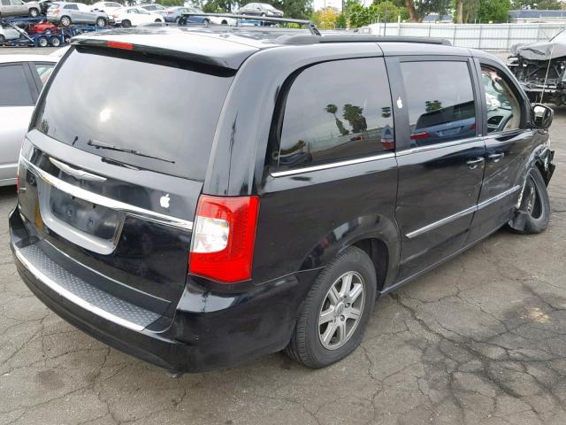 2C4RC1BG9DR630111 - 2013 CHRYSLER TOWN & COU BLACK photo 4