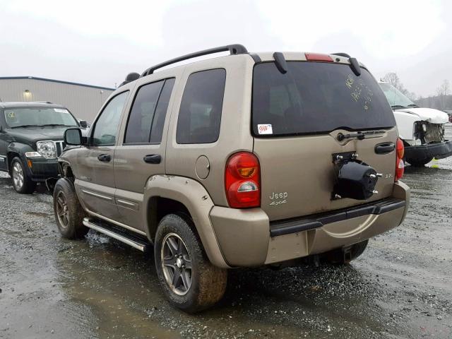 1J4GL38KX2W366393 - 2002 JEEP LIBERTY RE GOLD photo 3