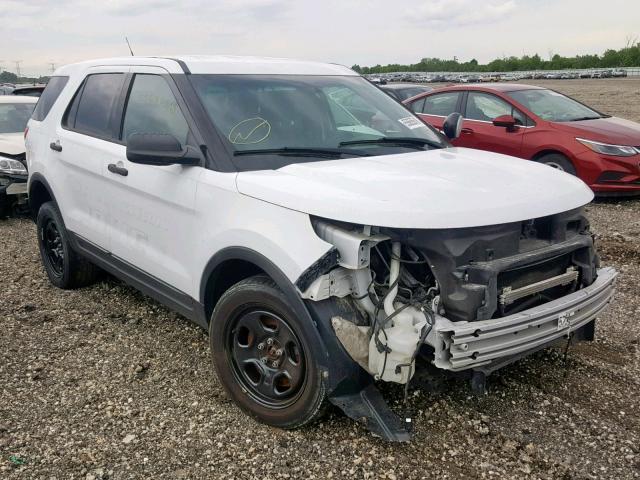 1FM5K8ARXEGB96390 - 2014 FORD EXPLORER P WHITE photo 1