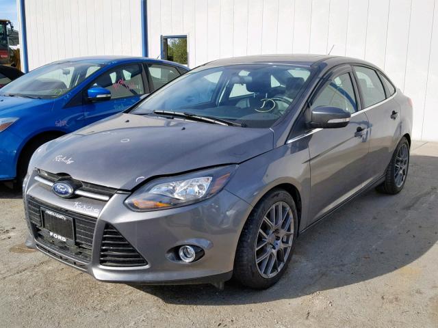 1FADP3J21EL355530 - 2014 FORD FOCUS TITA GRAY photo 2