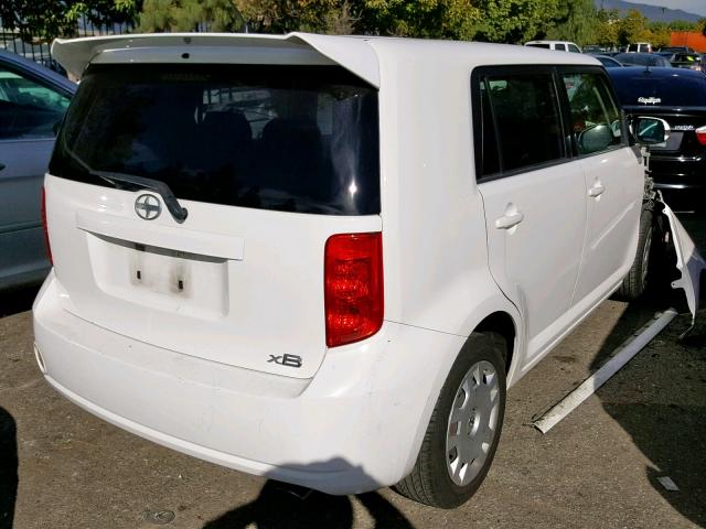 JTLKE50E081018513 - 2008 TOYOTA SCION XB Ақ фото 4