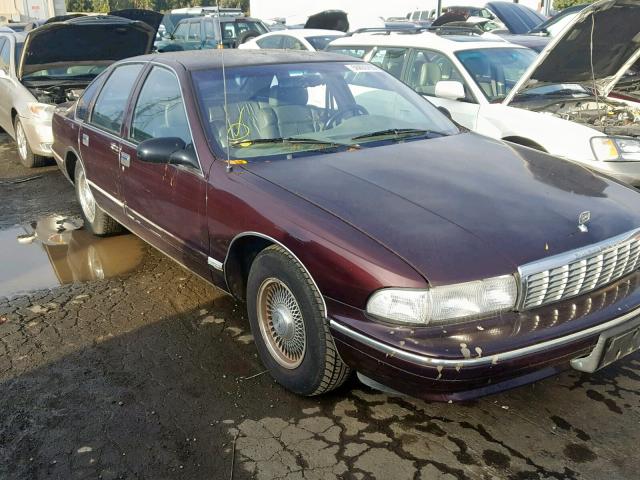 1G1BL52W4TR165184 - 1996 CHEVROLET CAPRICE CL MAROON photo 1