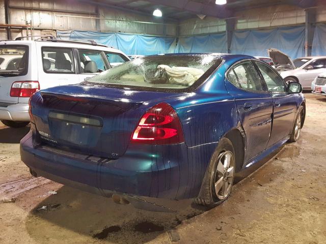 2G2WS542851160866 - 2005 PONTIAC GRAND PRIX TEAL photo 4