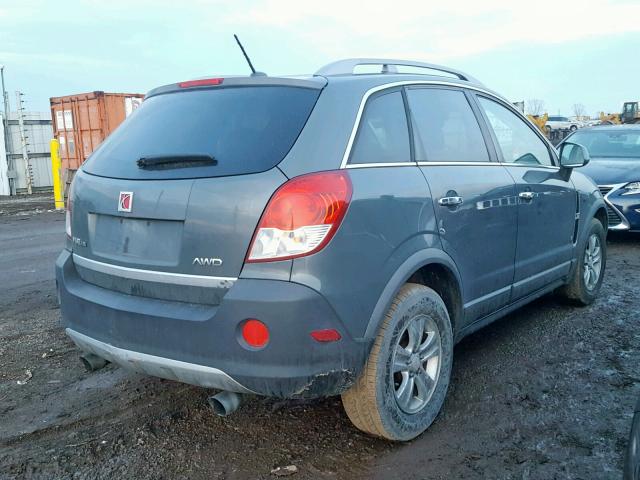 3GSDL43N28S702787 - 2008 SATURN VUE XE GRAY photo 4