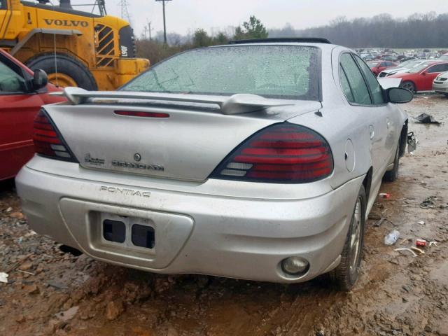 1G2NF52EX4M565370 - 2004 PONTIAC GRAND AM S SILVER photo 4