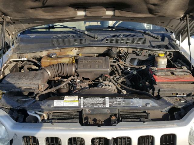 1J4GL38KX3W537662 - 2003 JEEP LIBERTY RE SILVER photo 7