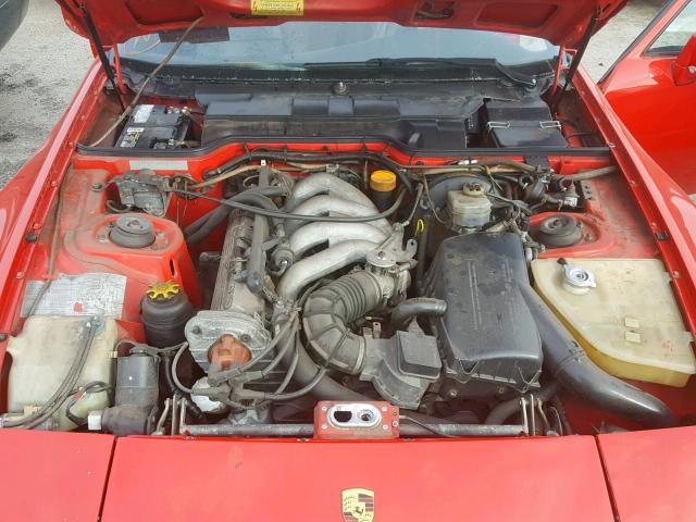 WP0AB0940HN470337 - 1987 PORSCHE 944 RED photo 7