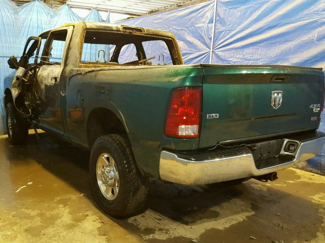 3C6UD5DLXCG134531 - 2012 DODGE RAM 2500 S მწვანე ფოტო 3
