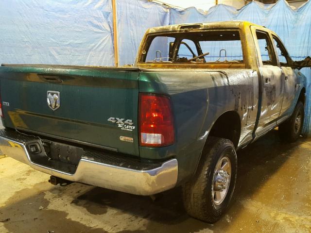 3C6UD5DLXCG134531 - 2012 DODGE RAM 2500 S მწვანე ფოტო 4