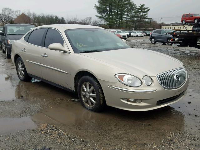 2G4WC582391223909 - 2009 BUICK LACROSSE C GOLD photo 1