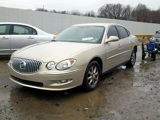 2G4WC582391223909 - 2009 BUICK LACROSSE C GOLD photo 2