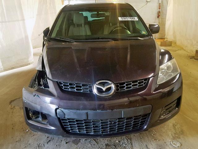 JM3ER293470167127 - 2007 MAZDA CX-7 PURPLE photo 7