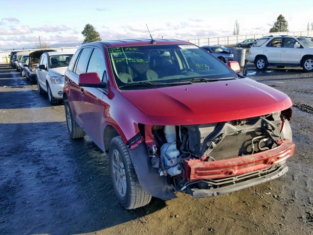 2FMDK48C48BA69734 - 2008 FORD EDGE SEL RED photo 1