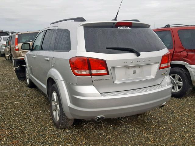 3D4PG1FG1BT520267 - 2011 DODGE JOURNEY MA SILVER photo 3