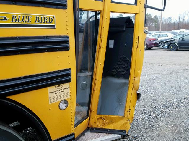 1BAAHCSA7WF074293 - 1998 BLUE BIRD SCHOOL BUS YELLOW photo 9