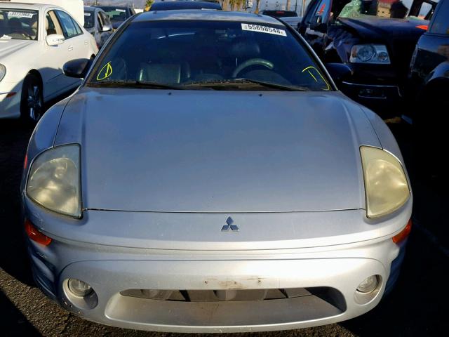 4A3AC74HX3E073689 - 2003 MITSUBISHI ECLIPSE GT SILVER photo 9