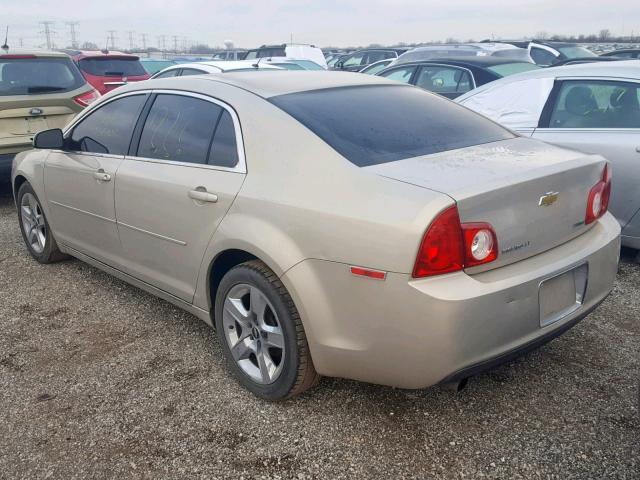 1G1ZC5E03AF254068 - 2010 CHEVROLET MALIBU 1LT 金色 照片 3