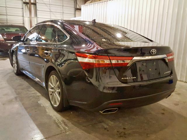 4T1BK1EB2DU076445 - 2013 TOYOTA AVALON BAS BLACK photo 3