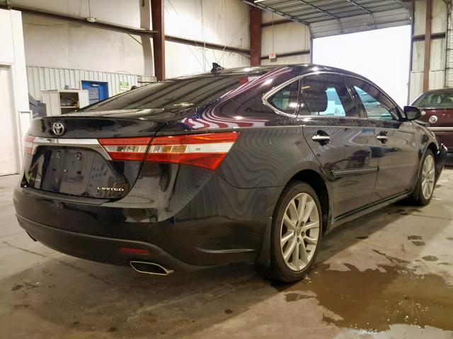 4T1BK1EB2DU076445 - 2013 TOYOTA AVALON BAS BLACK photo 4