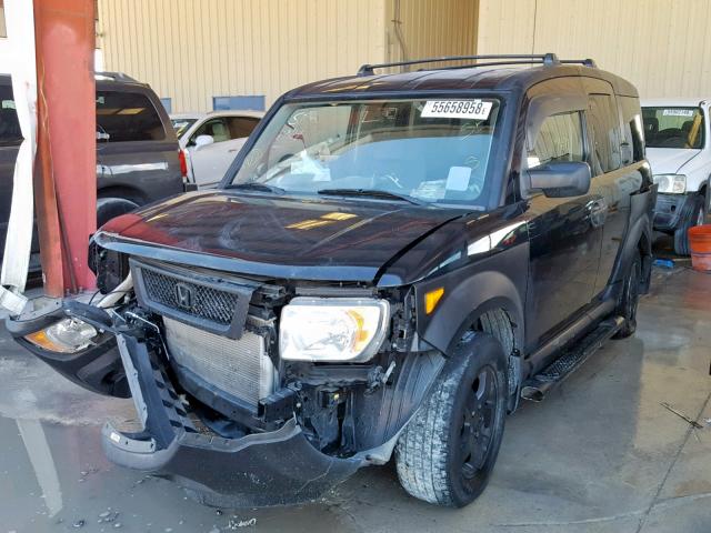 5J6YH28665L006000 - 2005 HONDA ELEMENT EX BLACK photo 2