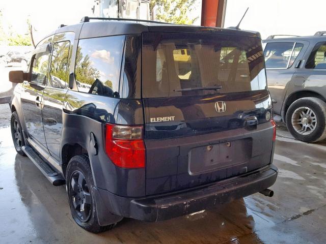 5J6YH28665L006000 - 2005 HONDA ELEMENT EX BLACK photo 3