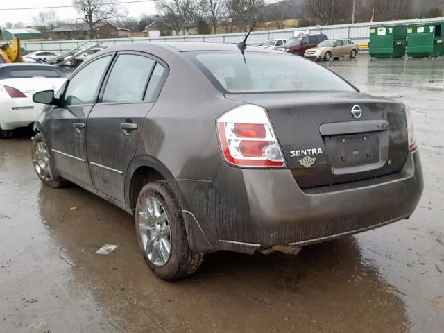 3N1AB61EX8L612347 - 2008 NISSAN SENTRA 2.0 BROWN photo 3