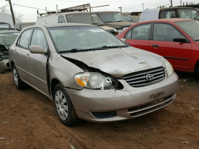 2T1BR32E43C058048 - 2003 TOYOTA COROLLA LE GOLD photo 1