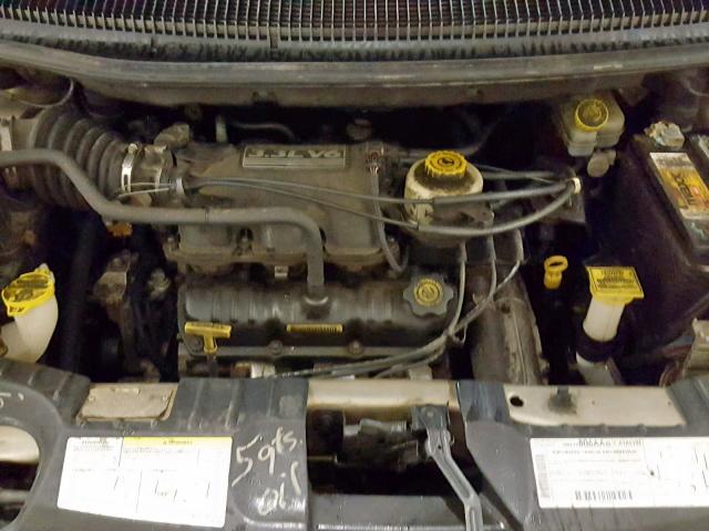 1B4GP45302B667675 - 2002 DODGE CARAVAN SP TAN photo 7