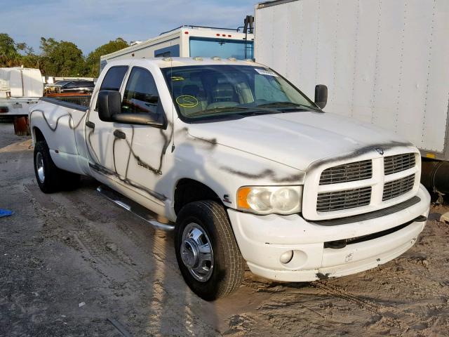 3D7MA48C74G247379 - 2004 DODGE RAM 3500 S WHITE photo 1