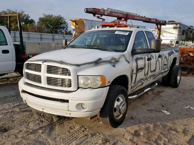 3D7MA48C74G247379 - 2004 DODGE RAM 3500 S WHITE photo 2