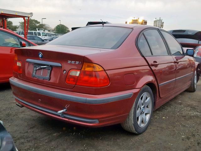 WBAAM3335XFP57979 - 1999 BMW 323I AUTOM BURGUNDY photo 4