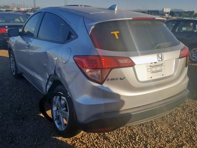 3CZRU5H52GM748016 - 2016 HONDA HR-V EX SILVER photo 3