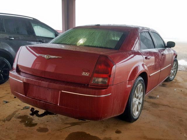 2C3LA53G37H604801 - 2007 CHRYSLER 300 TOURIN RED photo 4