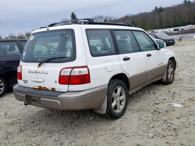 JF1SF65582G706521 - 2002 SUBARU FORESTER S WHITE photo 4